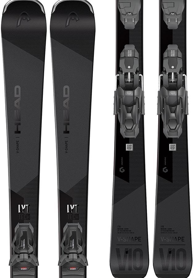 Head VShape V10 PRD 12 GW Skis, 170cm All Black 2021